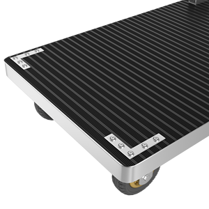 Carro de plataforma de acero ergonómico con alfombrilla de goma antideslizante-Carro de transporte de carga pesada para uso en taller/laboratorio - Product Image 6