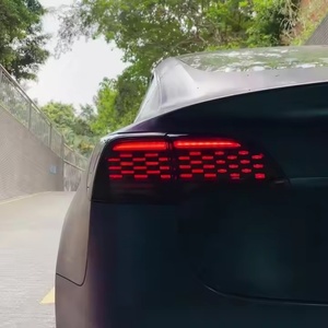 ไฟท้ายรถแบบสตรีมมิ่งสำหรับ Tesla รุ่น3รุ่น Y 2019-23ไฟท้าย LED อัพเกรดสำหรับ Tesla ชิ้นส่วนรถยนต์ - Product Image 5