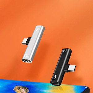 <strong>2</strong> in <strong>1</strong> Type c Splitter <strong>Audio</strong> Aux 3.5mm Charger <strong>Adapter</strong> DAC for Type c Earphone <strong>Adapter</strong> Connector for Samsung Huawei - Product Image 3