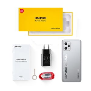 Toptan stok teklif UMIDIGI F3 Pro 5G Smartphone 48MP kamera 6GB + 128GB 6.6 inç Android 13 OTG NFC cep telefonları