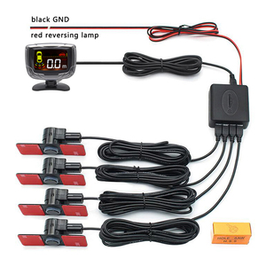 Car <strong>Reverse</strong> Alarm Buzzer Rear Blind Spot 4 Probe Reversing Aid <strong>Sensor</strong> <strong>LCD</strong> Display 12v Parking <strong>Sensor</strong> <strong>System</strong> - Product Image 1