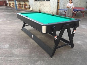 2 合 1 现代多游戏台球桌 7 英尺与空气 hockey 球桌和台球桌 - Product Image 4