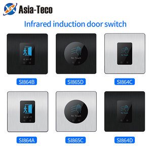 สวิตช์ปล่อยปุ่มออกการเข้าถึงประตูแบบไร้สัมผัสไม่มีสัมผัส COM NO NC LED ที่เปิดเซ็นเซอร์อินฟราเรดสําหรับรายการระบบควบคุมการเข้าถึง - Product Image 2