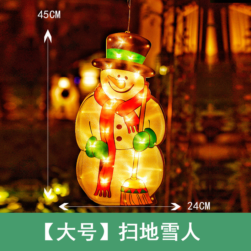 Large Sweeping Snowman
