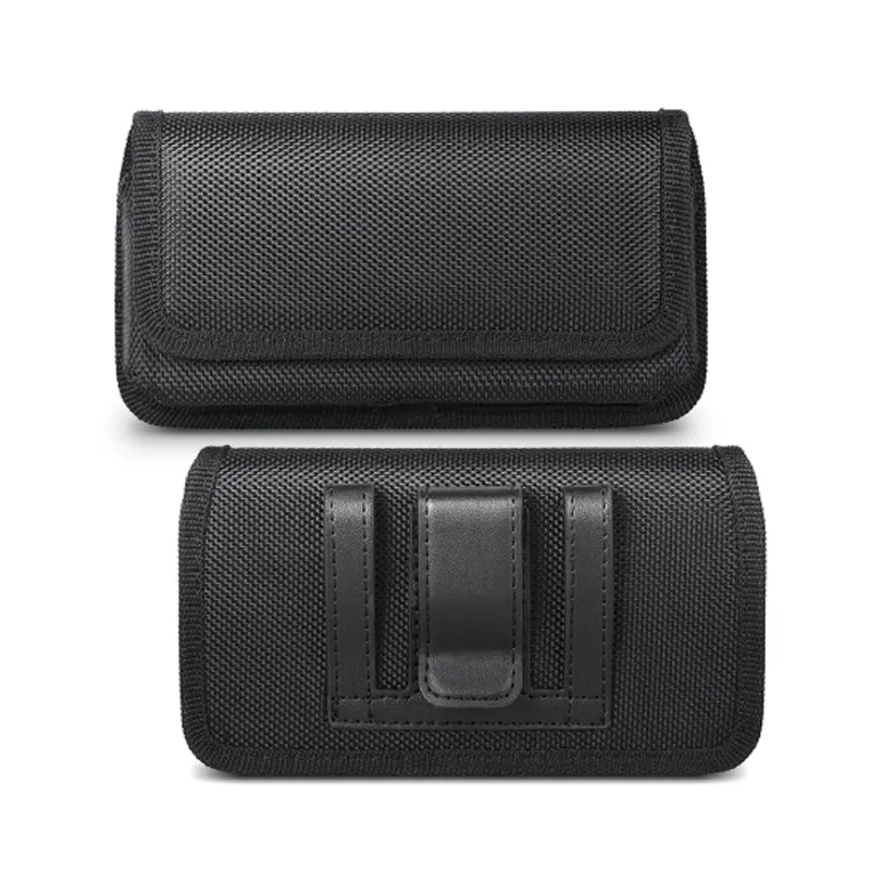 Magnetic Vertical Nylon Holster Case for iPhone Carrying Cellphone Belt Clip Case Pouch for Samsung A01 A51 S20 S10 S9 S10e A20