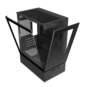 New Design Mid Tower MicroATX Form Factor ARGB Fans &amp; Water Cooling <strong>System</strong> Gaming PC Case for Desktop <strong>Computer</strong> Cabinet - Product Image 3