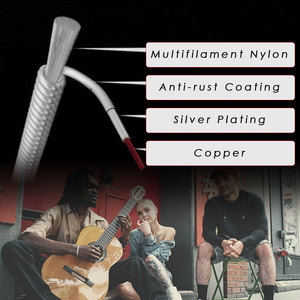 Alice Strings-Juego de cuerdas para Guitarra clásica, juego de cuerdas para Guitarra con revestimiento antioxidante, núcleo de nailon de carbono y cobre plateado, AC-158 - Product Image 6
