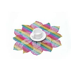 高品质定制桌垫Pvc烫印花形彩色防水防滑桌垫 - Product Image 3