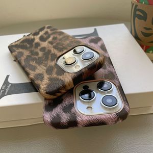 Leopardスキンプリント超薄型PUレザーカバー携帯電話ケースforApple iPhone 11 to 16 Promax - Product Image 3
