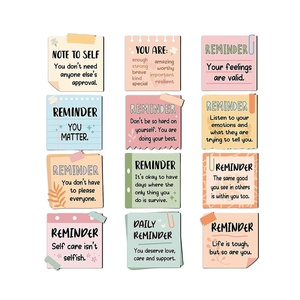 Tủ lạnh hình dạng thiết kế thân thiện với môi tái sử dụng tích cực khẳng định khuyến khích món quà nhà bếp văn phòng trang trí bảng trắng - Product Image 3