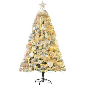 直接工場供給暗号化された白いクリスマスツリーの装飾ホームパッケージ落下する雪の群れの配置クリスマスツリー - Product Image 5
