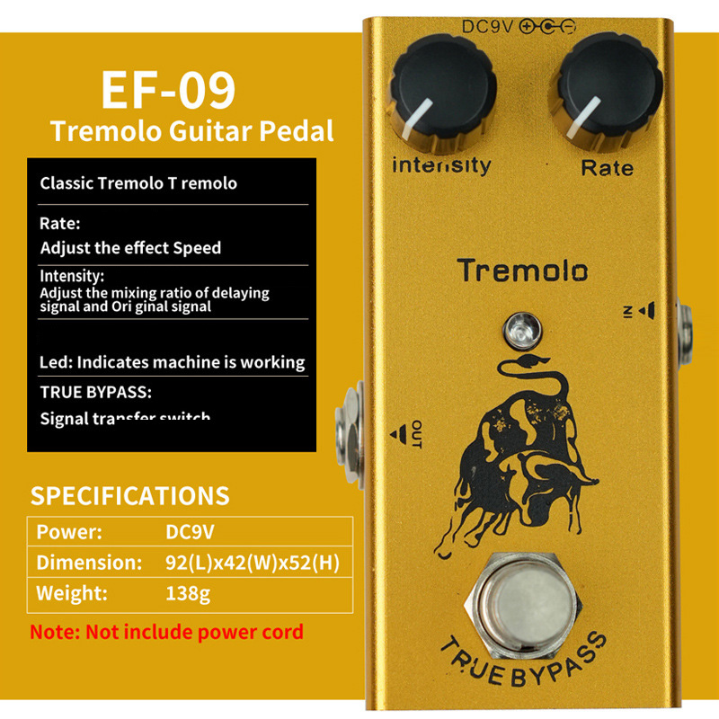 Yellow EF-09 Tremolo
