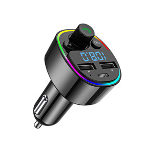 G67 New Arrival Dual USB Tipo-C Portas Carro Rádio Botão Versão Blue-tooth Transmissor FM 20W Saída ABS QC3.0 OTP Car MP3 Player