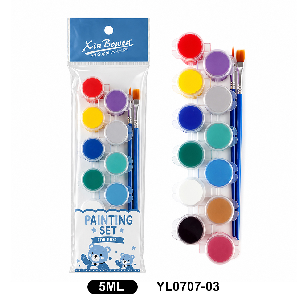 6 Colori Base + 6 Colori Metallici 5ML