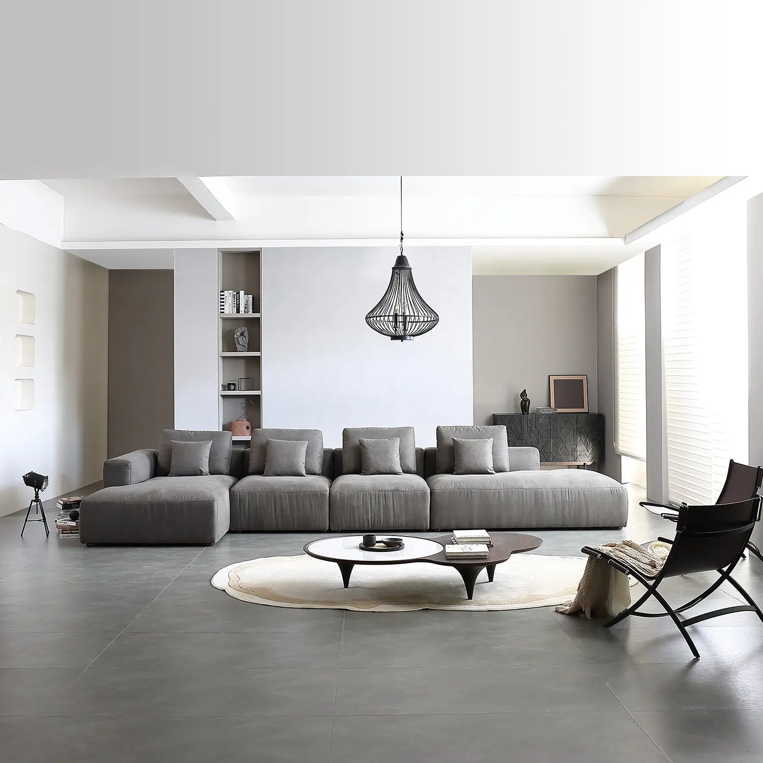 Schnitts ofa Wohnzimmer möbel Modernes Luxushotel Stoff Minimalist Modular Sofa Set