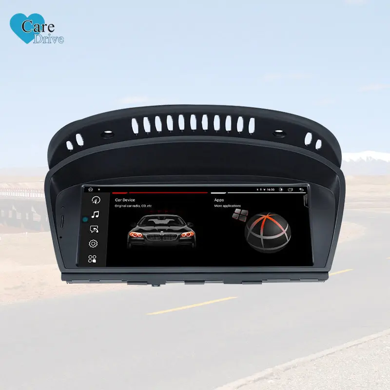 Caredove Radio mobil Stereo navigasi Gps untuk Bmw E91 E92 E93 E60 E65 E66 Android dengan Bluetooth Wifi Mirror Link Usb