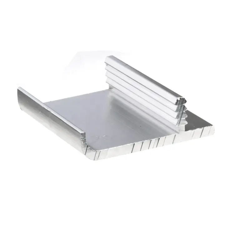 Perfil de aluminio con mango de 7 formas para puertas de armarios de cocina, muebles ocultos, cajones decorativos