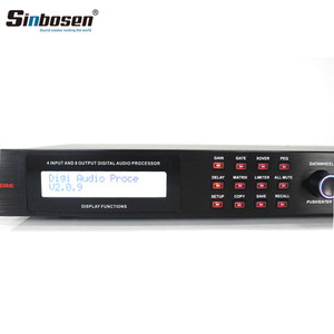 Gestión de altavoces procesador de audio DSP digital profesional 4 entradas 8 salidas - Product Image 6