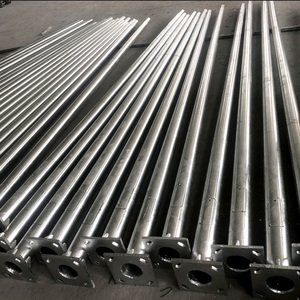 BSW 3m 4m 5m 6m 8m 10m 12m Round Tapered Steel Pole Hot Dipped Galvanized <strong>Lamp</strong> <strong>Post</strong> High Quality Single Street Light Pole - Product Image 5