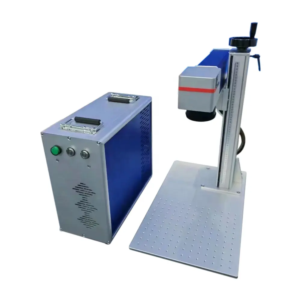 Mini machine de gravure laser Portable raycus max jpt mopa, source laser multifonctionnelle, machine de marquage laser à fibre 20w