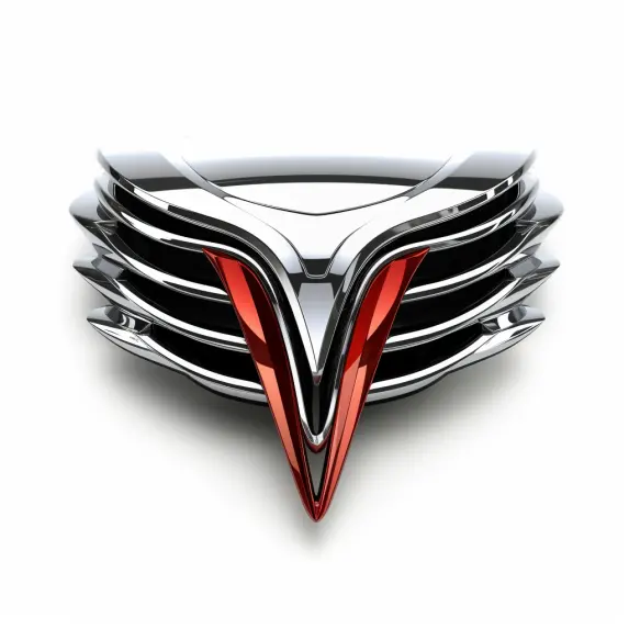 2023 profesional personalizado Metal Abs marca coche Logo alta calidad redondo frontal capó pegatinas coche etiqueta