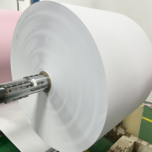 Forma continua de computadora de impresión personalizada, tamaño 55 GSM 70*100 Cm, Rollo Jumbo sin carbón de papel NCR