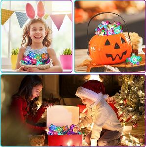 Dẫn ánh sáng lên thần tài <span class=keywords><strong>spinner</strong></span> vòng đeo tay 25 gói hộp Nguồn cung cấp bên ủng hộ cho trẻ em đèn lên vòng đeo tay sinh nhật Giáng sinh bán buôn - Product Image 4