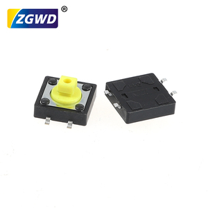 12*12 Tactile Switch Series Vertikale vierpolige oberflächen montierte Mikro bewegungs taste Quadratischer Kopf/Weiße Taste Drucktasten schalter - Product Image 2