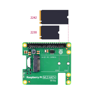 Raspberry Pi 5 Einbahn-PCI Express 2.0 Schnittstelle Gen2 Gen3 Modi Booten Pi5 von SSD-Erweiterungsplatten Raspberry Pi M.2 HAT+ - Product Image 5