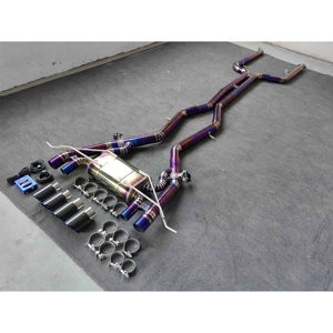 BMW M3 M4 G80 G82排気システム性能チタン合金キャットバックバルブコントローラー共振器チップ1ピース最小注文 - Product Image 3