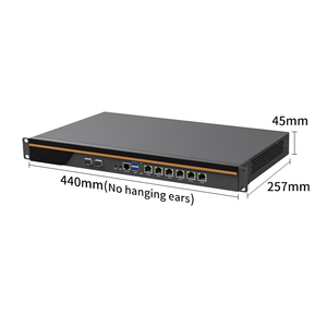Servidor de computadora BKHD 1U, potencia POE de 100G, 25G, G, cortafuegos SFP, B660, Chipset montado en rack, LGA1700 Pfsense VPN