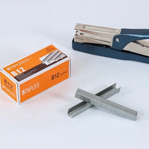 <strong>B8</strong> Powercrown Premium Staples 0.25&quot; Leg 0.5&quot; Crown Steel 5,000/Box Staples for Cardboard Tube Closing