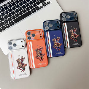 מועדון אבירים עור מגנטי מחשב נייד מקרה טלפון נייד Iphone 17 אוויר 16 אוויר מקסימום עדשות זכוכית מותג פולו פו העליון בחזרה tpu - Product Image 2