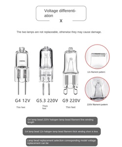 Wholesale G4 <strong>6V</strong> 12v <strong>5W</strong> 10W 15W 20W 25W 30W Optical Instruments Microscope Bulb JC <strong>6V</strong> G4 Halogen Bulb - Product Image 3