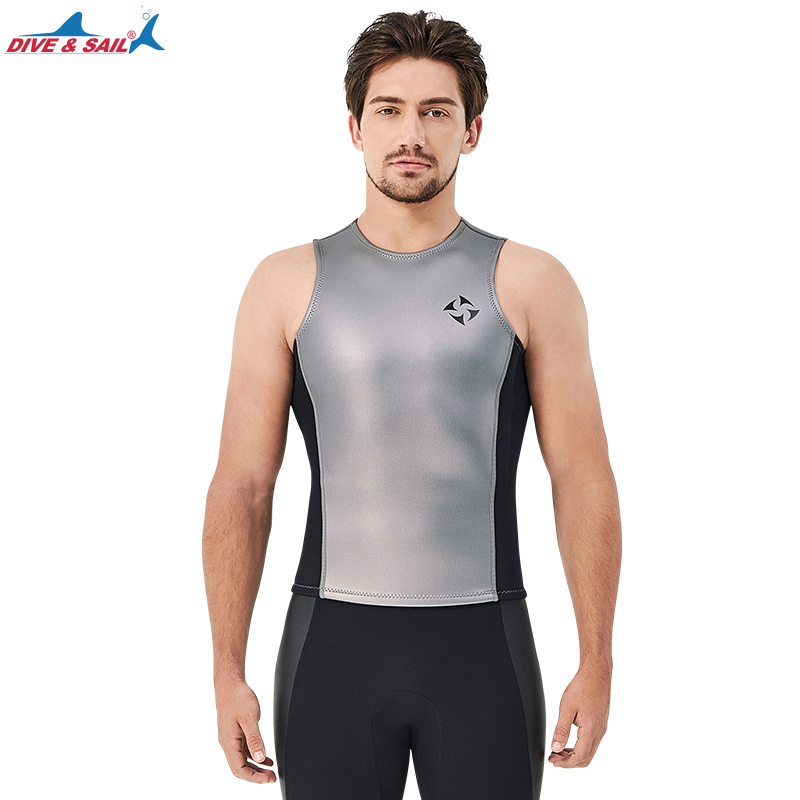 Gilet argenté pour homme