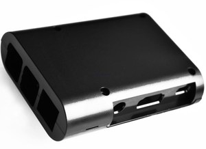 1 Uds. Para Raspberry Pi 3 Modelo B Plus y para Raspberry Pi 3 2, funda negra, carcasa, caja ABS