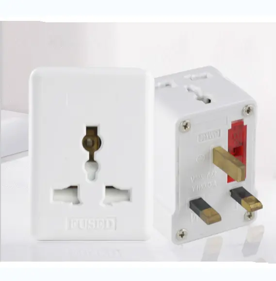English standard conversion plug, three pin conversion socket, English standard to American standard tourist socket