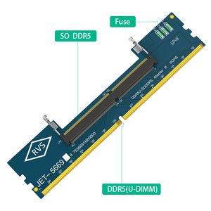 Laptop RAM zu SO U-DIMM Desktop Adapter karte, Speicher tester SO DDR5 zu DDR5 U-DIMM Konverter - Product Image 6