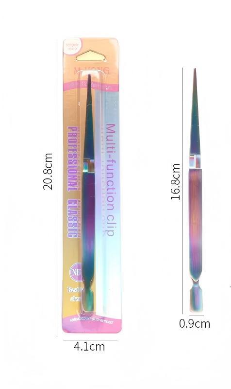 Shaping clamp with colored titanium straight tip
