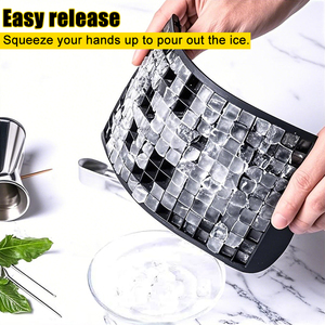 Silicone mini <span class=keywords><strong>ICE</strong></span> CUBE khay nhỏ 1cm Stackable dễ dàng phát hành 160 nghiền nát <span class=keywords><strong>Ice</strong></span> Cube khuôn nhỏ nghiền nát <span class=keywords><strong>ice</strong></span> <span class=keywords><strong>cubes</strong></span> Maker khuôn - Product Image 2