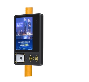 CL-818T di fabbrica validatore del bus di riconoscimento facciale con scanner di codici qr supporta il rilevamento del volto della fotocamera Touch Screen - Product Image 3