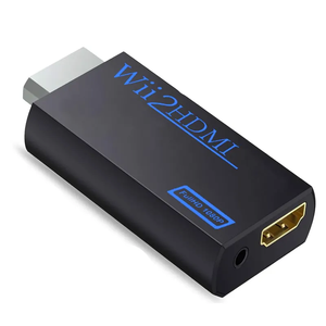 すべてのWiiモデル認定WiiからHDMIAdapterへの大量注文に対応する小売パッケージと高速グローバル配送 - Product Image 1