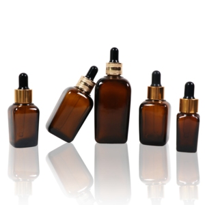 <span class=keywords><strong>10ml</strong></span> âmbar essencial óleo vidro garrafa personalizada vazio conta-gotas pequenas garrafas com conta-gotas do ouro