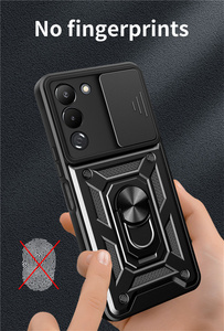 Kamera için davayı korumak Tecno Pova 4 Pro POVA 3 POVA NEO 2 zırh hibrid yüzük arka kapak zero x sıfır 40 Spark 8C