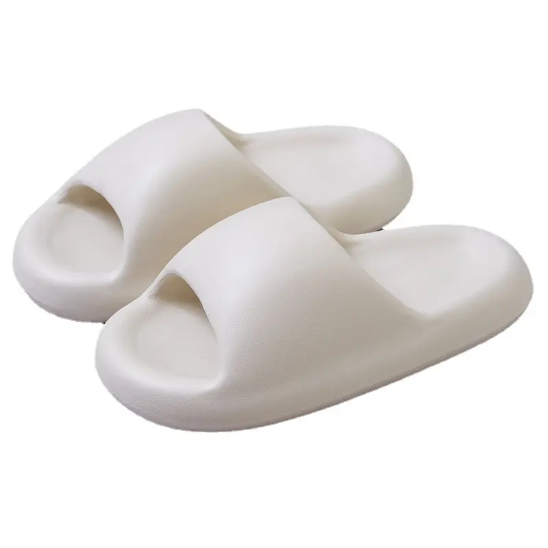 Customized Girls Comfortable Summer Indoor Bread Soft cloud Heeled Wedges non-slip slides Bathroom Slippers