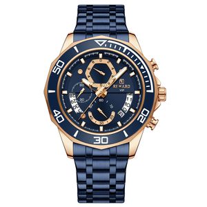 OEM Multi funzionale orologio da uomo di fascia alta orologio da uomo tre occhi sei ago cronografo impermeabile sport orologio da uomo - Product Image 2