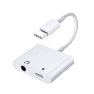 USB C公到3.5母音频适配器转换器快速充电电源手机DC输出