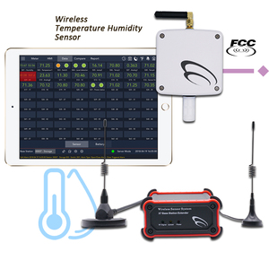 Sensor de temperatura y humedad para sala de servidores Termómetro digital Unidad de control de datos del controlador de humedad - Product Image 1