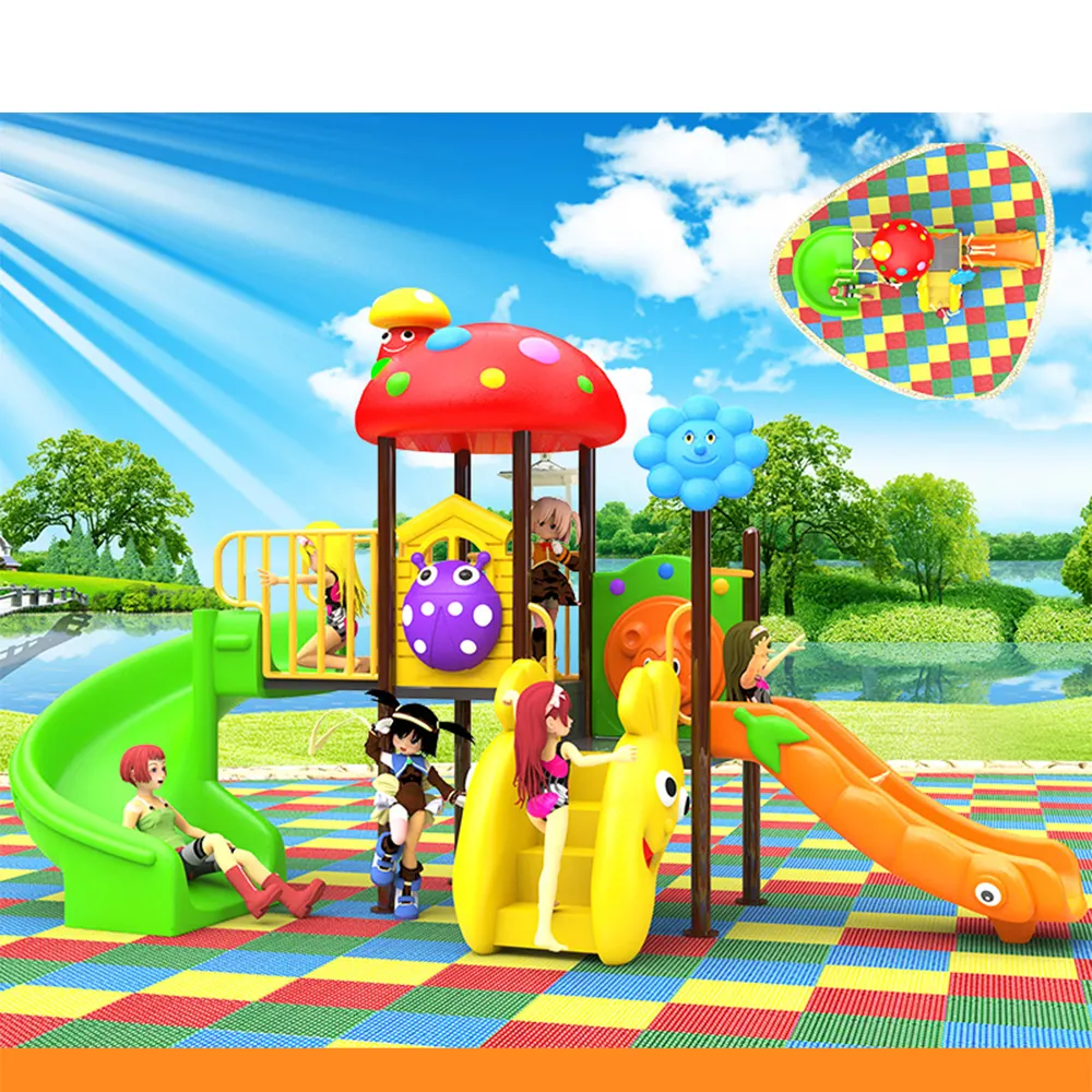 Ensemble de terrain de jeu extérieur Offre Spéciale, salle de jeux extérieure pour la maternelle, équipement d'aire de jeux pour enfants