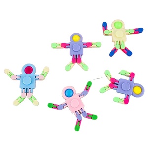 Giảm căng thẳng Đồ chơi robot Lập Dị theo dõi Spinner lo lắng ngón tay robot khớp nối đồ chơi cho trẻ em và người lớn - Product Image 1